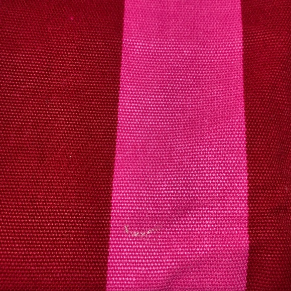 NWT Victoria’s Secret Pink and Red Striped Tote bag - Picture 6 of 8